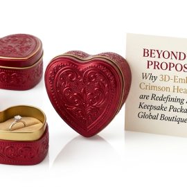 Beyond the Proposal: Why 3D-Embossed Crimson Heart Tins are Redefining Luxury Keepsake Packaging for Global Boutique Brands