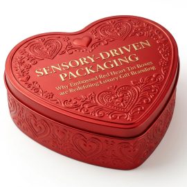 Sensory-Driven Packaging: Why Embossed Red Heart Tin Boxes are Redefining Luxury Gift Branding