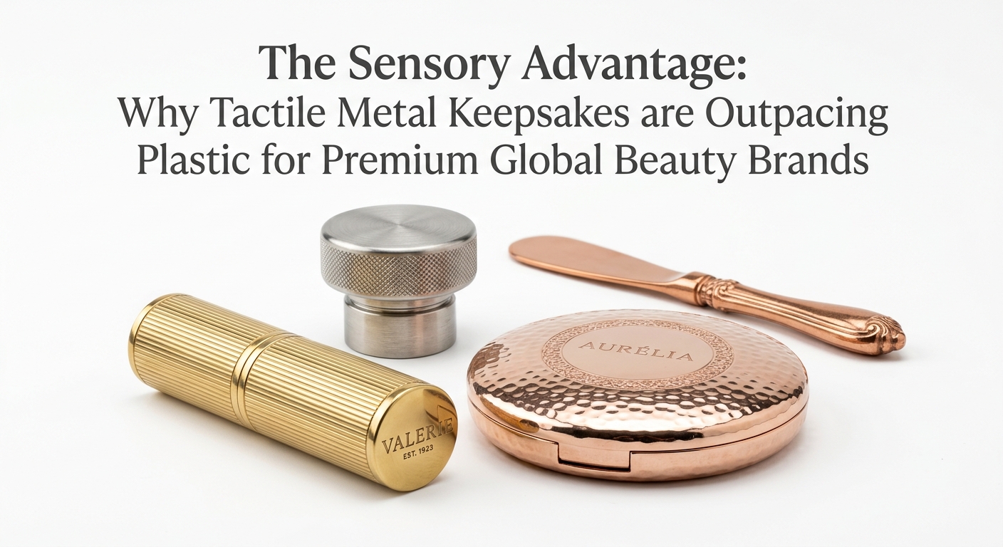 The Sensory Advantage: Why Tactile Metal Keepsakes are Outpacing Plastic for Premium Global Beauty Brands