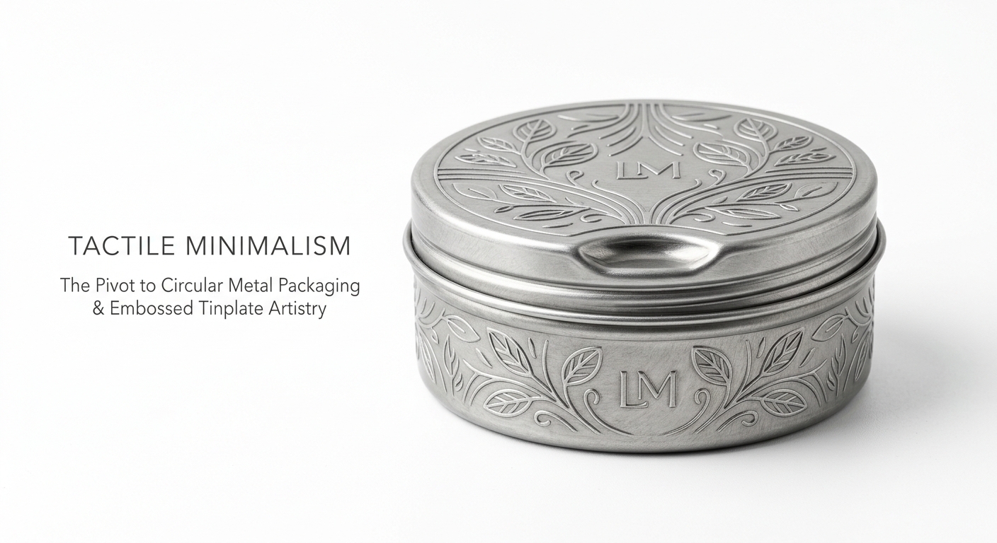 Tactile Minimalism: Why Luxury Beauty Brands are Pivoting to Circular Metal Packaging and Embossed Tinplate Artistry