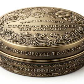 Tactile Luxury: How Custom-Embossed Tin Artistry is Decoupling High-End Beauty Brands from Plastic Dependency