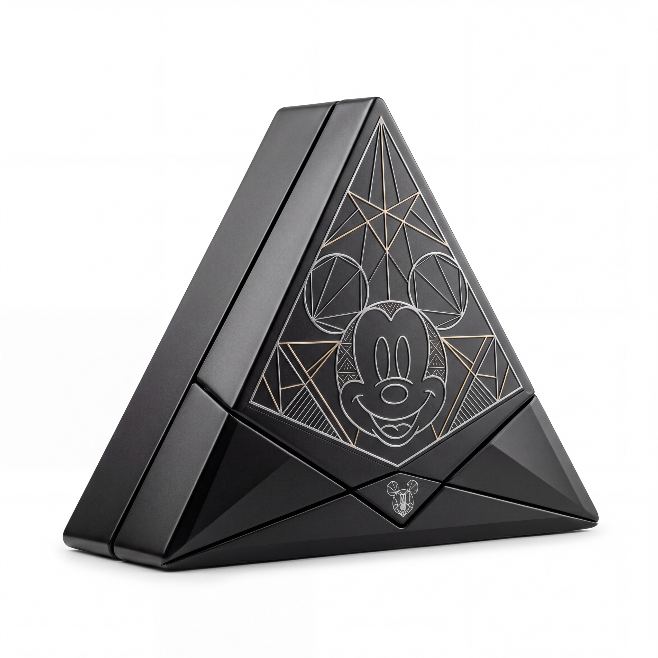 The Geometric Shift in Disney Collectibles: Scaling High-Precision Mickey Mouse Artistry onto Custom Triangle Metal Gift Boxes