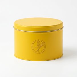 The Minimalist Canvas: Sourcing a Plain Yellow Cookie Tin Case with Logo to Elevate Artisan Bakery Exports