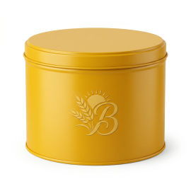 Color Psychology in Export Packaging: Driving Bakery Sales Using a Plain Yellow Cookie Tin Case with Logo