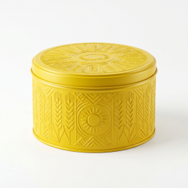 The Canary Yellow Effect: Boosting Shelf Velocity for Artisanal Biscuits through Custom Embossed Metal Tins