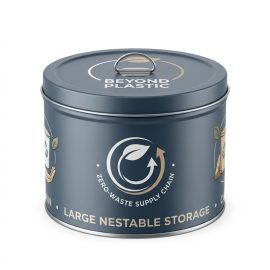 Customizing Nestable Large Storage Tins with Lids for the Zero-Waste B2B Supply Chain