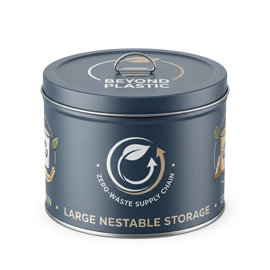 Customizing Nestable Large Storage Tins with Lids for the Zero-Waste B2B Supply Chain