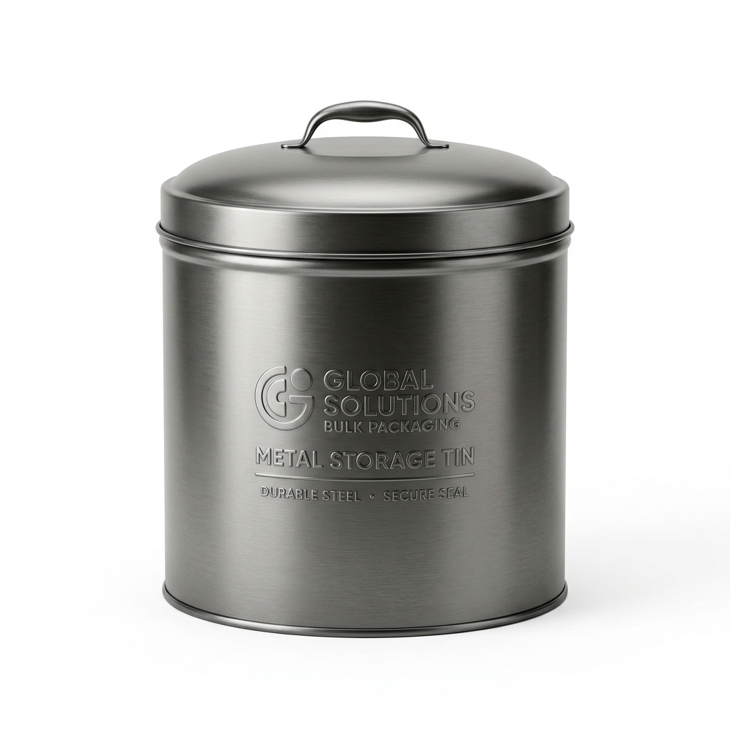 Beyond Plastic: How Custom Large Metal Storage Tins with Lids Elevate Bulk Export Packaging and Slash Shipping Damages