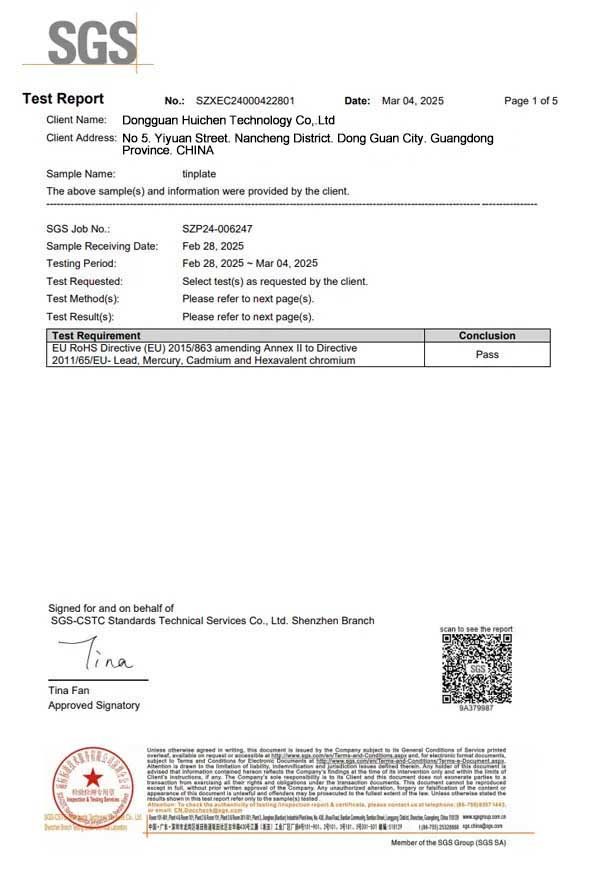 SGS report